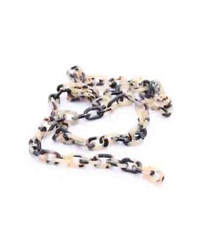 Tokyo Acetate chain with Small rectangular links