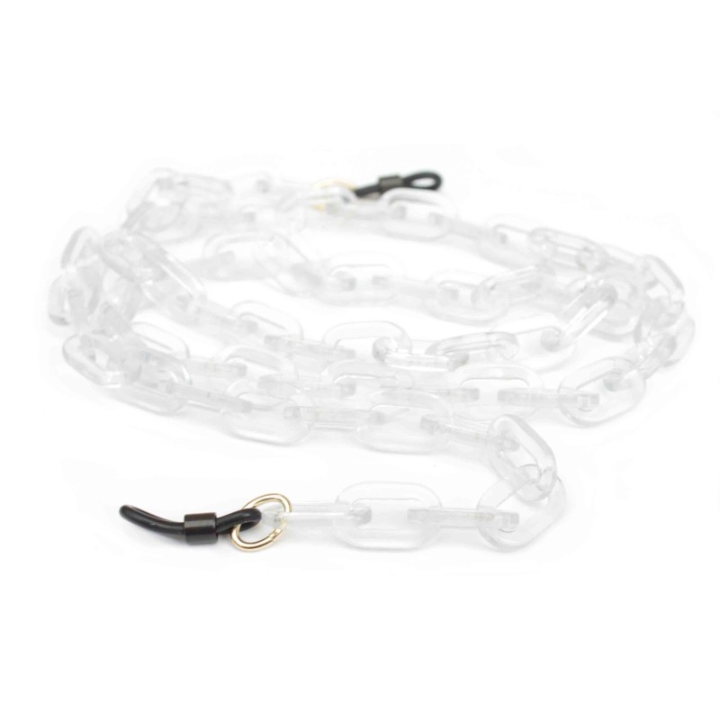 Tokyo Acetate chain with Small rectangular links