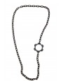 Black Magniflying glass Acetate pendant