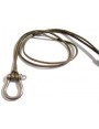 Big Shackle Pendant on Khaki Cotton cord