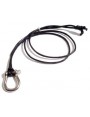 Big Shackle Pendant on Black Cotton cord