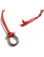 Pendentif Grande Manille sur un cordon en Coton Rouge