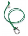 Pendentif Grande Manille sur un cordon en Coton Vert