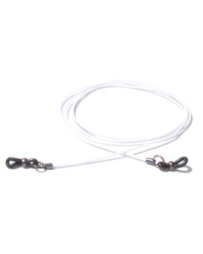Cordon élastique en polyester Blanc
