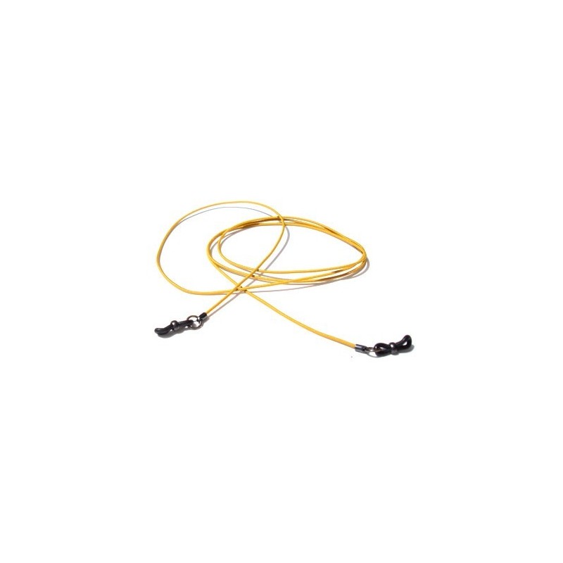 Cordon élastique en polyester Jaune