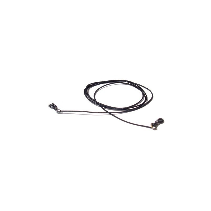 Cordon élastique en polyester Noir