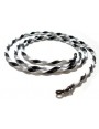 Black and White polyester two-tone twisted cord