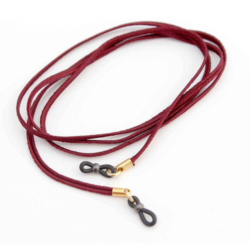 Cordons en Soie Prune