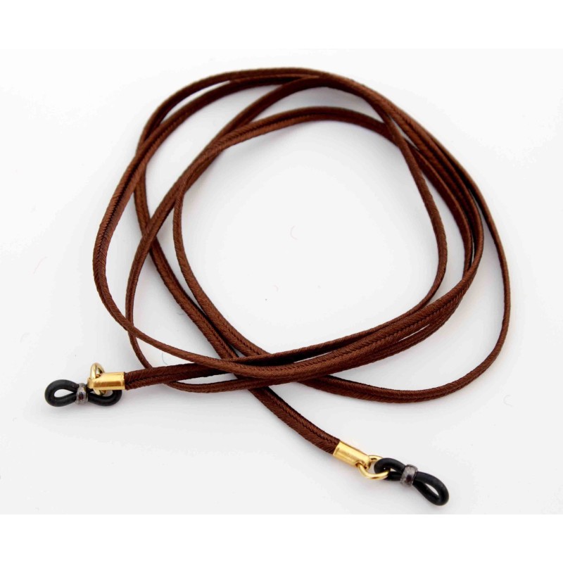 Cordons en Soie Marron