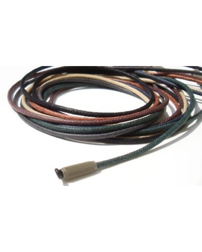 Cordon en coton ciré Vert