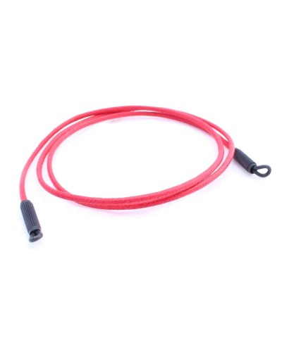 Cordon en coton ciré Rouge