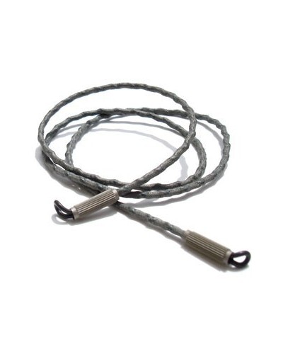 Grey Ostrich leg cotton Cord