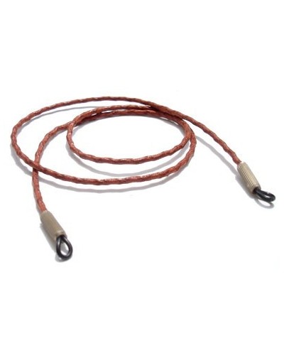 Rust Ostrich leg cotton Cord