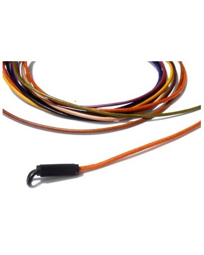 Cordon en Cuir Orange