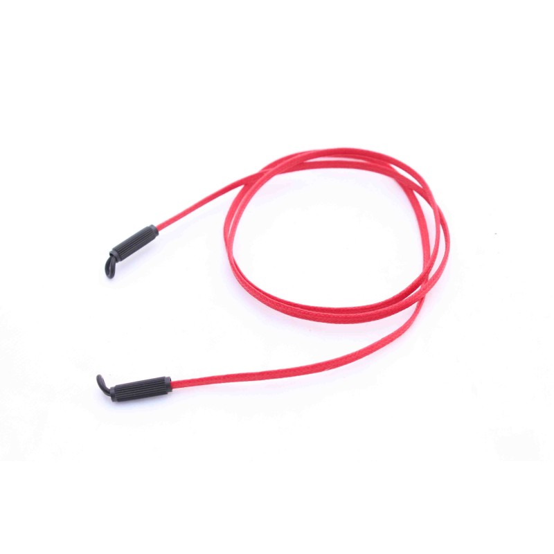 Red Flat polished coton cord