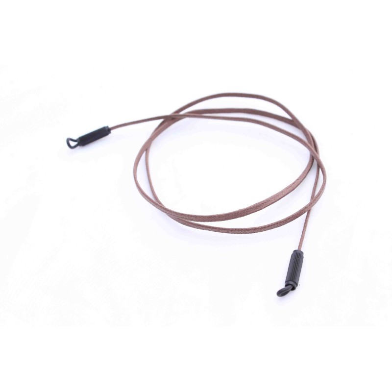 Brown Flat polished coton cord