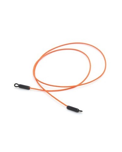 Orange Coated cotton cord