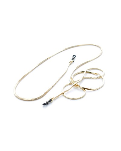 Chaîne métal serpent carrée