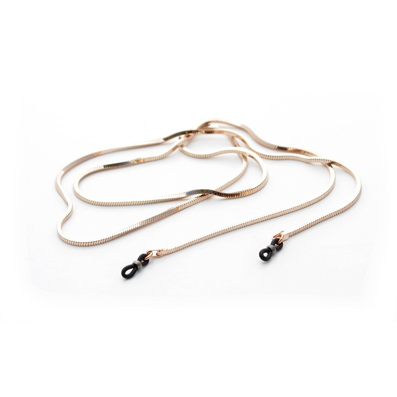 Chaîne métal serpent carrée