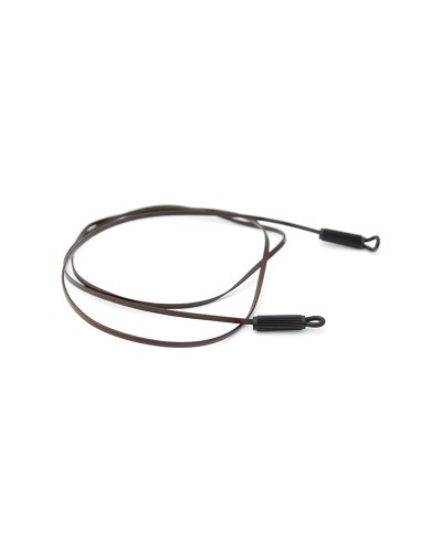 Waxed flat leather cord-HOM11