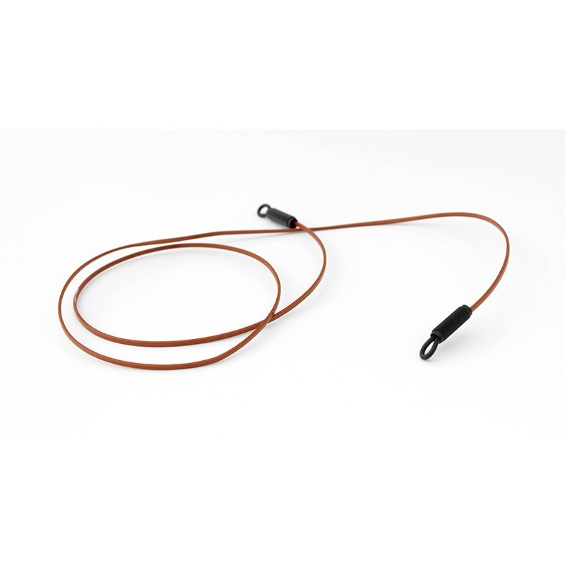 Waxed flat leather cord-HOM11