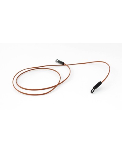 Cordons en cuir plat ciré-HOM11