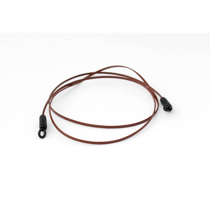 Cordons en cuir plat ciré-HOM11