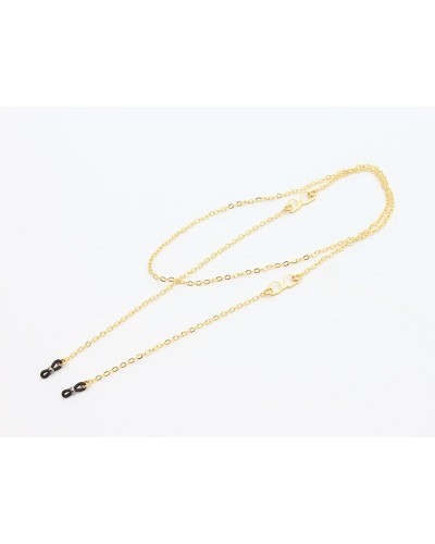 Gold Metal chain with small glasses