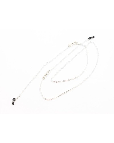Silvery Metal chain with small glasses