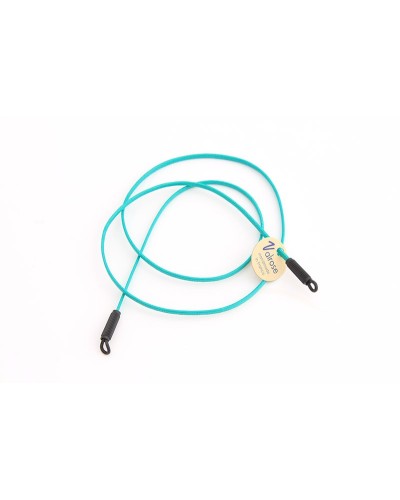 Cordon plat en coton poli Jade