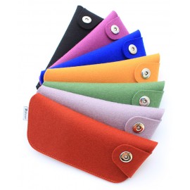 Felt cases with magnetic clasp