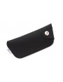 Black felt case with magnetic clasp