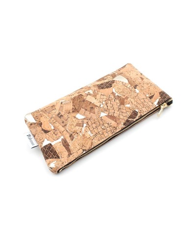 Golden cork leather case