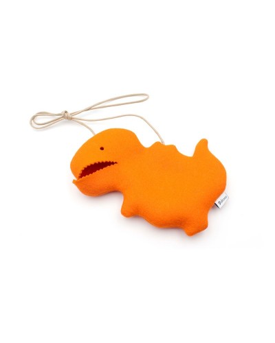 Etui enfant animal en feutre T.Rex Orange