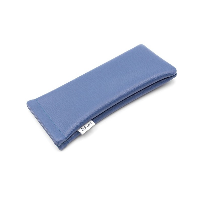 Étui Clic Clac en similicuir façon lézard Bleu marine