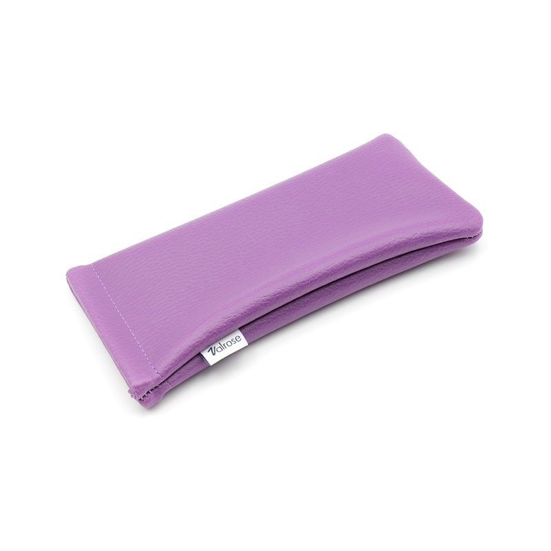 Étui Clic Clac en similicuir façon lézard Mauve