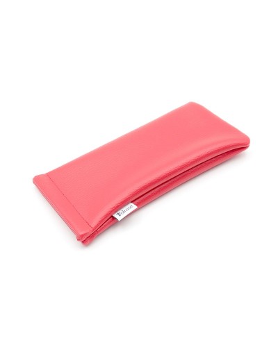 Étui Clic Clac en similicuir façon lézard Rouge