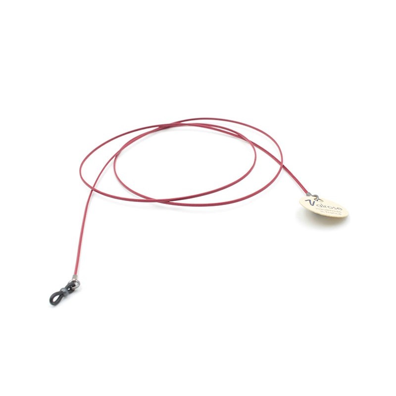 Burgundy Waxed flat leather cord