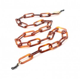 Acetate chain with big rounded rectangular links