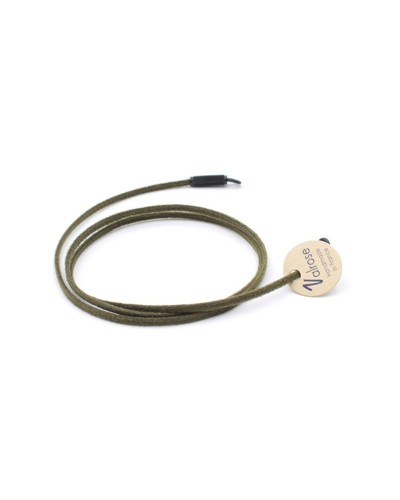 Green Deer leather cord