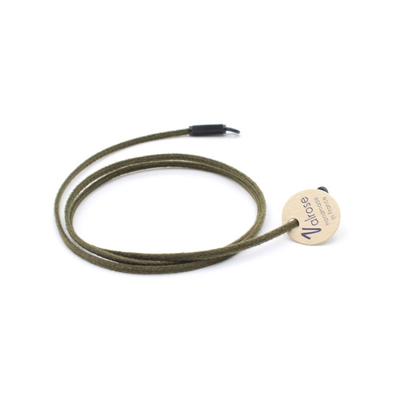 Green Deer leather cord