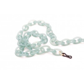 Opaline Acetate chains with medium oval links