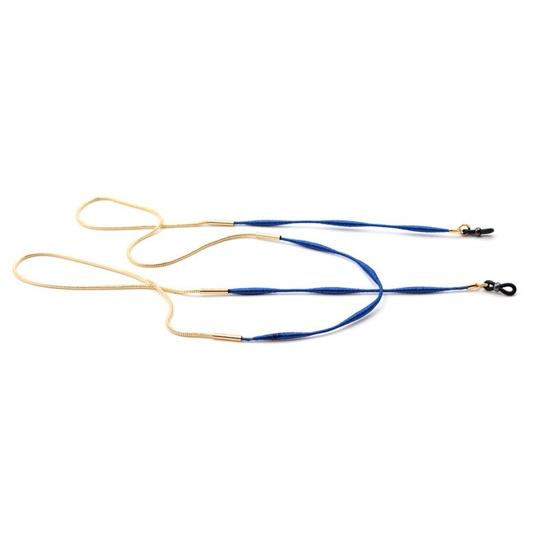 Blue Metal and trimmings snake chain