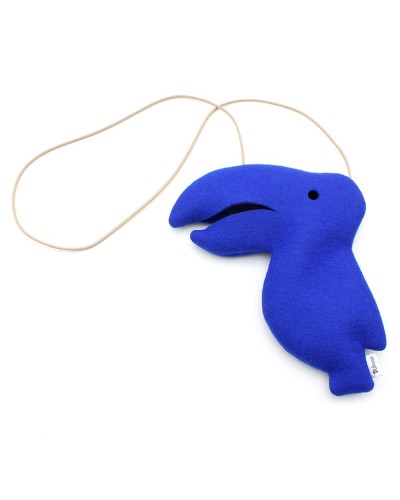 Felt animal case Blue Toucan
