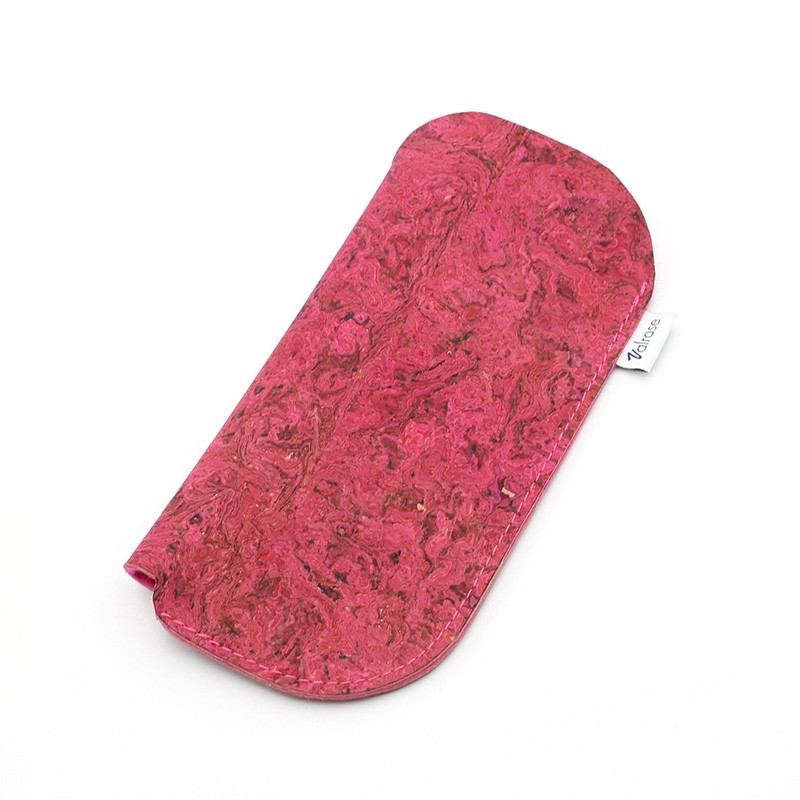 Pink cork leather case