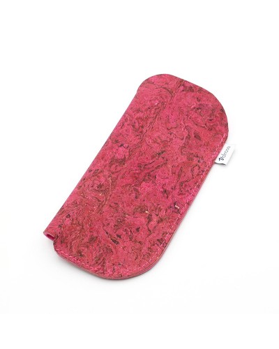 Pink cork leather case