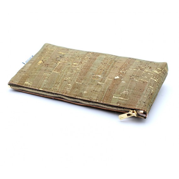 Golden Green cork leather case