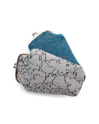 Etui porte-monnaie motif Visage