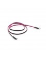 Fuchsia and Black stretch flat polyester cord