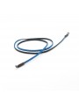 Blue and Black stretch flat polyester cord
